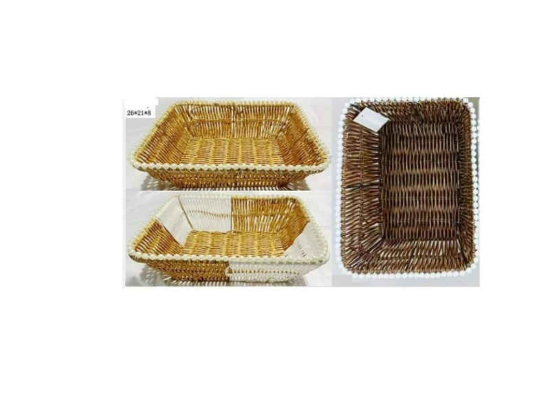 Coș Pâine 23x8Cm Pvc+Fier A-14355 WEI